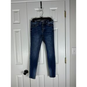 Kancan Womens Butterfly Button Jeans Size 26